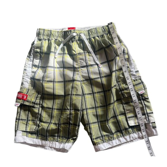 Ingear Boys Plaid Cargo Swim Trunks Size M - Picture 4 of 8
